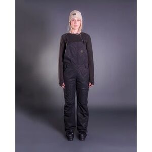 Armada Cassie Ski Overall Pants Black Snow Bib S